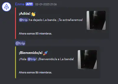 Preview de Sistema de Bienvenidas